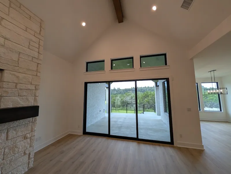 Interior painting project documentation before move in Georgetown Texas