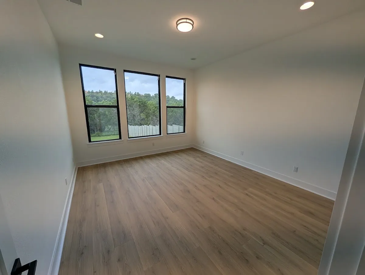 New construction interior paint project before photos in Georgetown Texas
