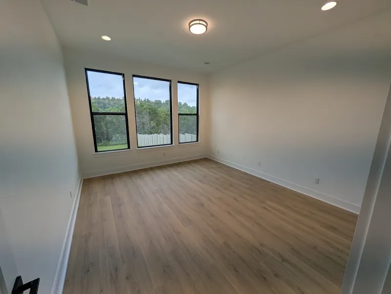 New construction interior paint project before photos in Georgetown Texas